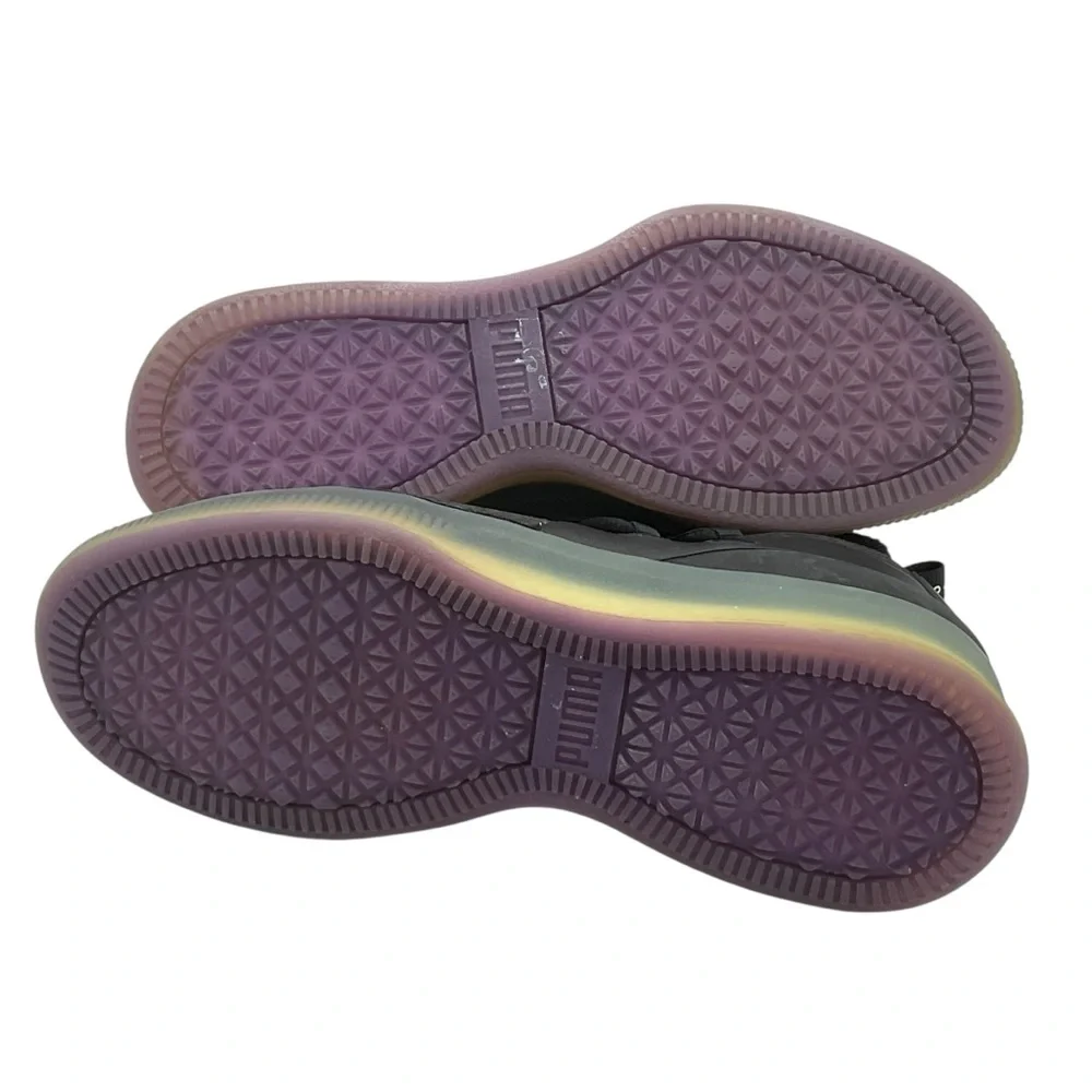 Puma CLYDE COURT Electric Black Purple, size men 10.5